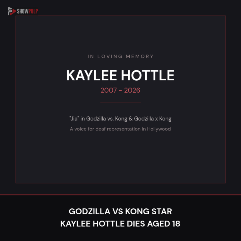 In loving memory of Kaylee Hottle, 2007-2026, who played Jia in Godzilla vs. Kong