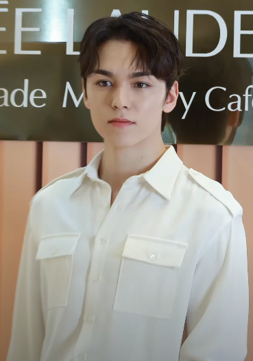 Vernon of SEVENTEEN at an Estee Lauder event