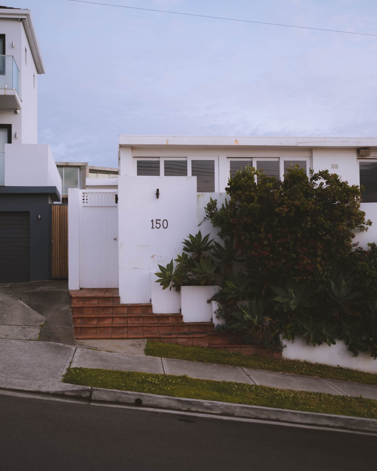 Illustrative house exterior, not Dakota Johnson's actual residence