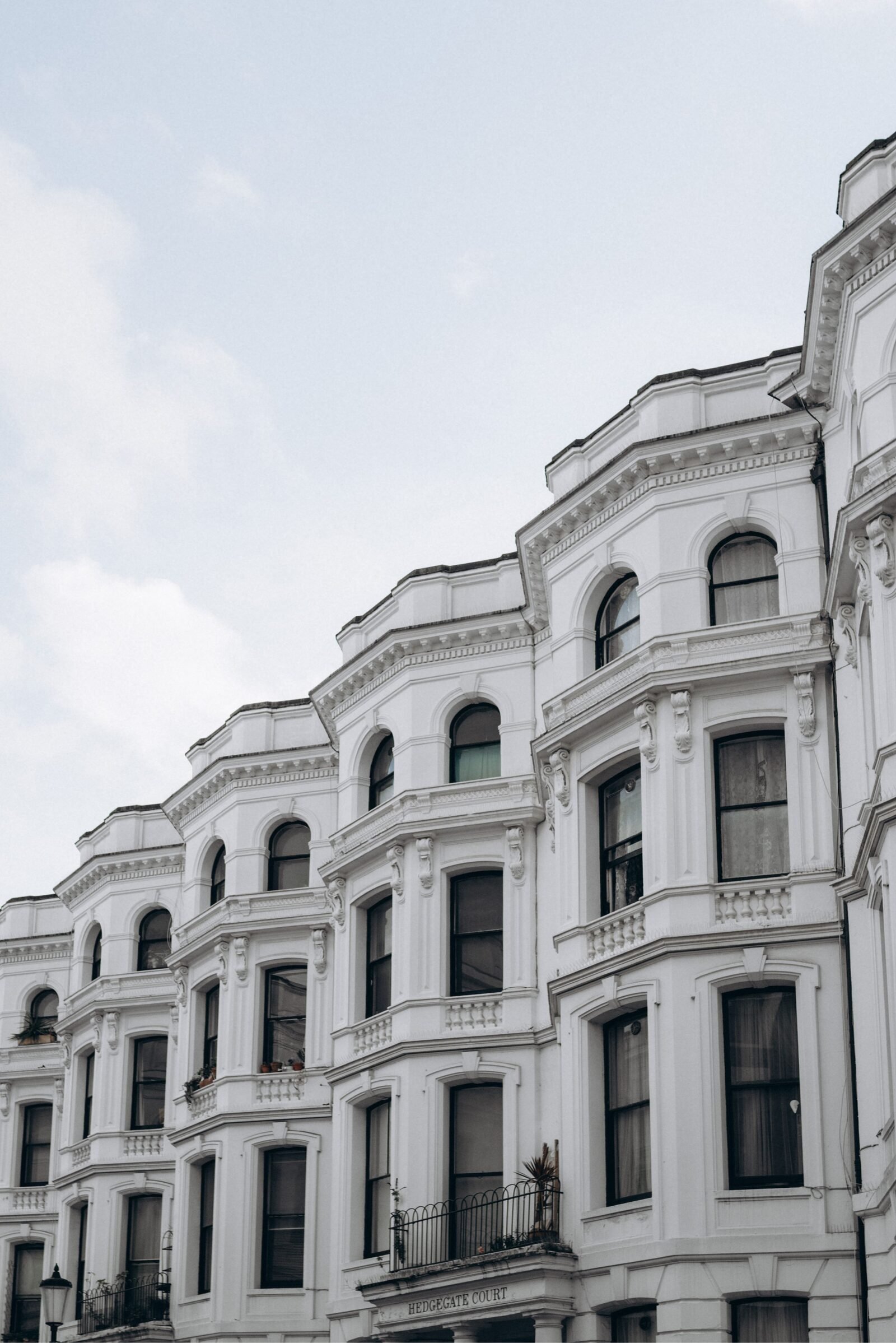 Illustrative Victorian terraced houses, not Josh O'Connor's actual residence